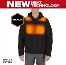 Men's X-Large M12 12-Volt Lithium-Ion Cordless Black Heated Jacket Hoodie Kit
