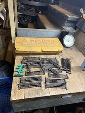 Vintage Louis Marx  Co Western Ranch Set Horse Cowboy Playset Toy Parts Box USA