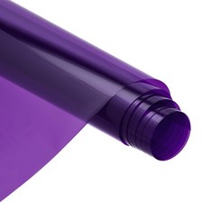 Window Film, Glass Sun Blocking, Self Adhesive Purple Window Tint, 6.6x1.64ft