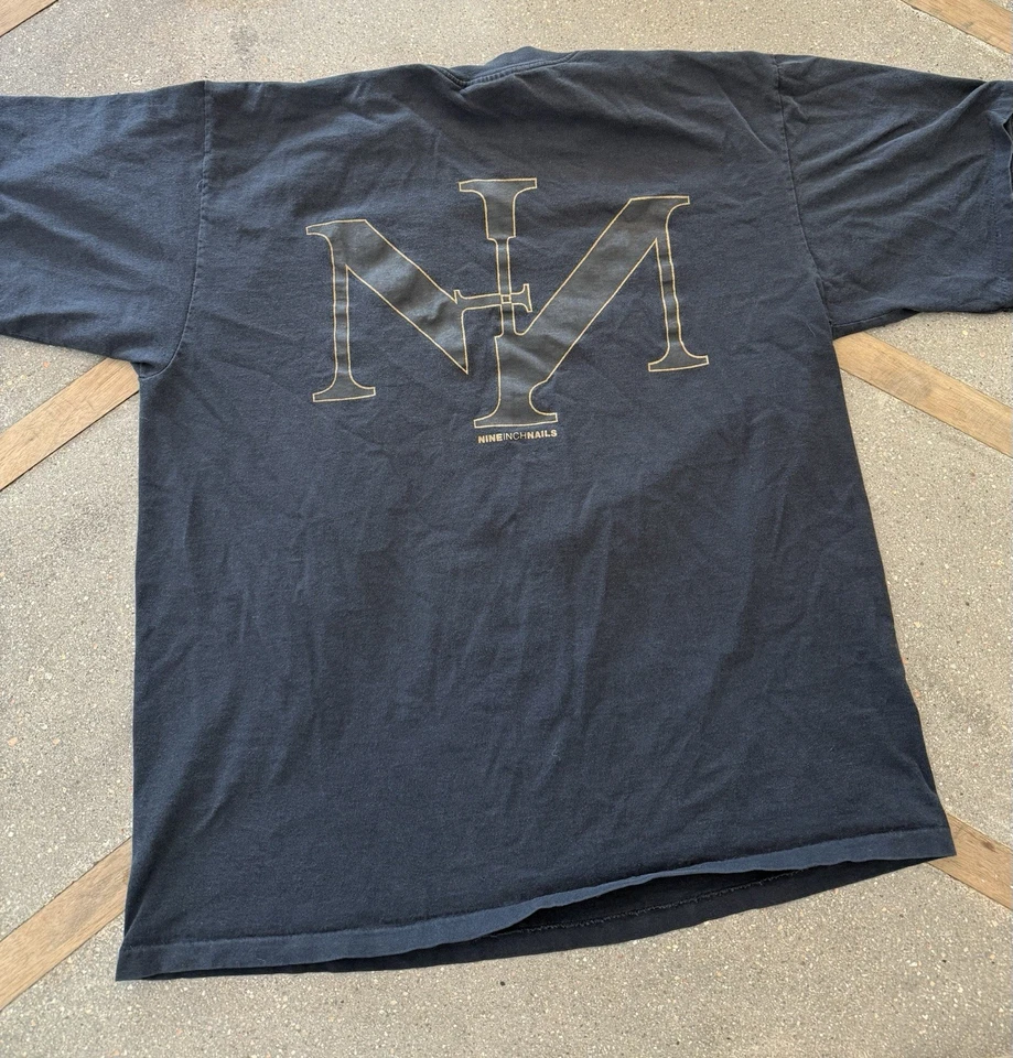 Nine Inch Nails Vintage 90’s SIN T-Shirt Size Xl - Image 2 of 4