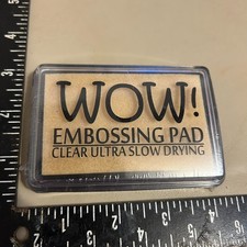 WOW Embossing Pad Clear Ink Ultra Slow Drying WV02 Craft New Sealed