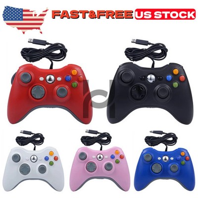 New Wired Controller USB For PC Compatible Xbox 360 Windows 7 8 10 11 Gamepad US