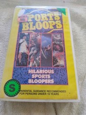 Sports Bloops - VHS PAL - Ex Rental - Mould Free