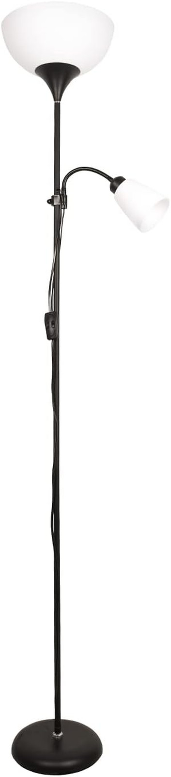 Lampada da Terra Varese 178cm - Piantana con Luce Lettura E27 E14