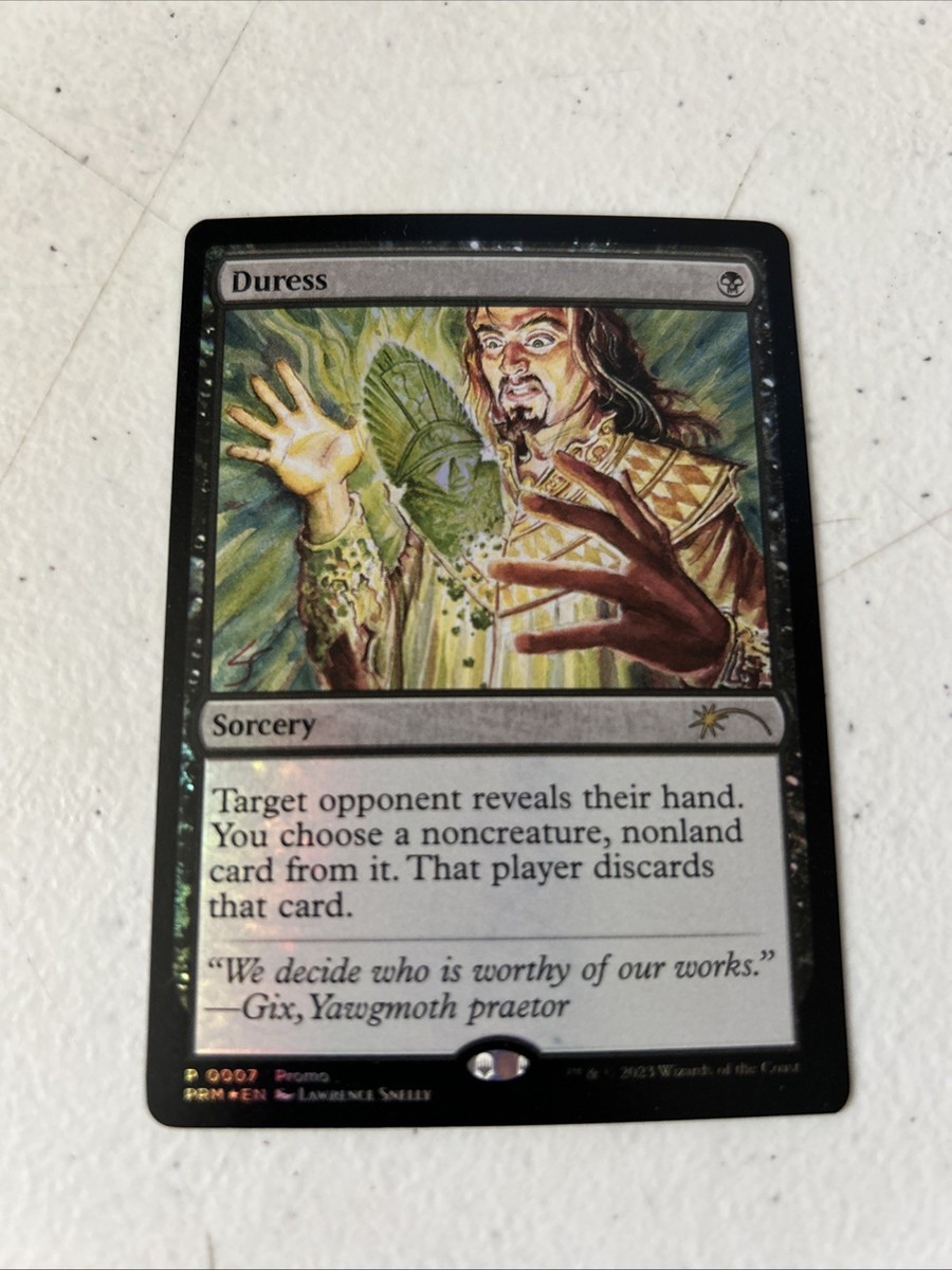 Duress Foil Promo Comic NM English Magic: The Gathering MTG