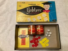 Vintage Yahtzee Game, No. 950, E. S. Lowe Co., Inc., New York, 1956-67.