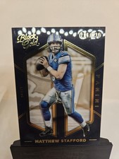 2016 Matthew Stafford Panini Black Gold Shadow Box /225 #25 Detroit Lions