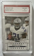 Leaf 2016 Leaf Stars Draft Ezekiel Elliott Rookie Card #1 Dallas Cowboys NFL. rookie card picture