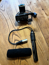 Sony XLR Adapter Kit - XLR-A1M mit Sony ECM-XM1 Elektret Kondensator XLR Mikrofon