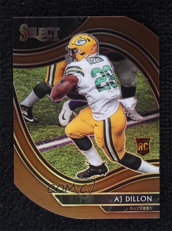 2020 Panini Select Field Level Copper Prizm Die-Cut 56/355 AJ Dillon #365 1fj8