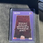 2026 Bo Jackson Battle Arena SACK STREAK #PL-14 Play Card SSP 1st Edition