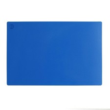 New Star Foodservice 12" x 18" Blue Polyethylene Cutting Board, NSF Certified...