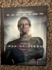 Man of Steel Blu-Ray DVD Target Exclusive w/64-Page Digibook/Lenticular Cover