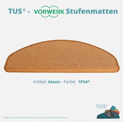 15 Set Stufenmatten Vorwerk Alexis  1P34 Velours Pflegeleicht treppengeeignet