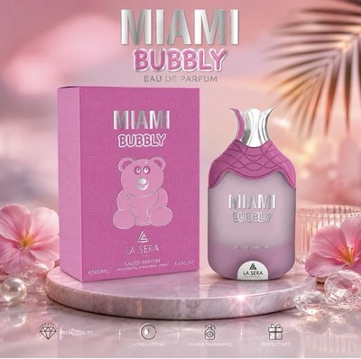 LA SERA Miami Bubbly Eau de Parfum Spray 3.4 fl oz (100ml) Long Lasting