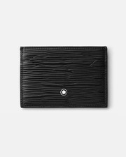 Custodia Montblanc Meisterstück 4810 5 scomparti 130930 Pocket holder pelle Nera