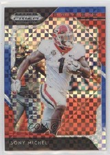 2019 Panini Prizm Draft Red White & Blue Prizm 88/99 Sony Michel #88 w6g