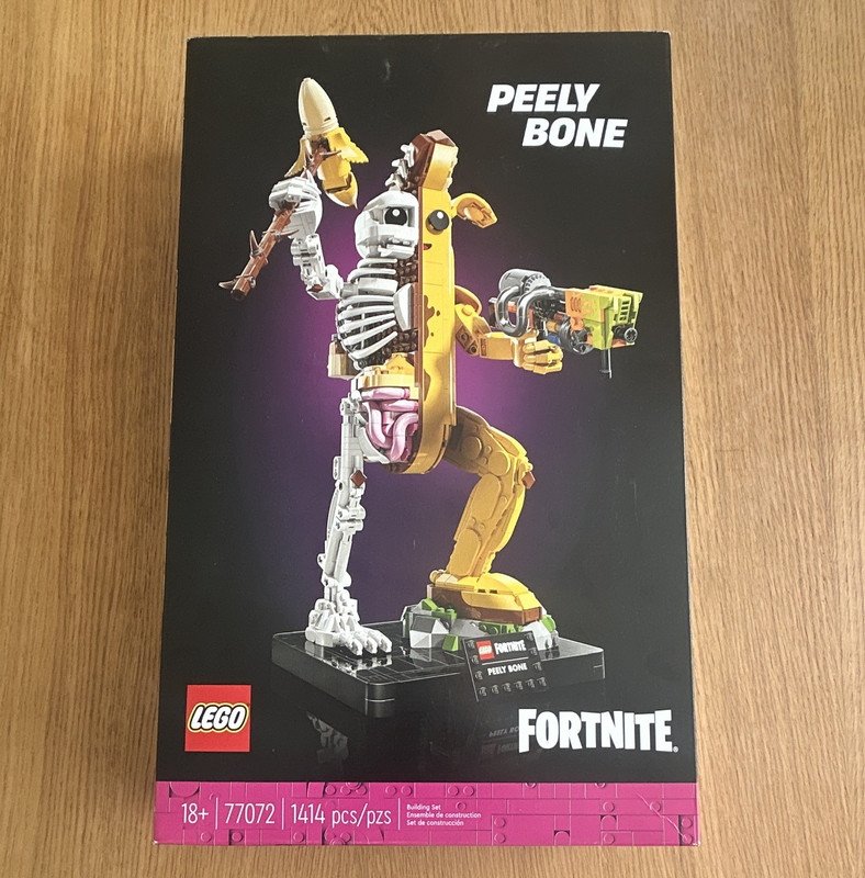 LEGO Fortnite Peely Bone 77072 1414pcs 18+ Display Stand Included Box