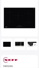 Neff T48FD23X0 80 cm Electric Induction Hob - Black