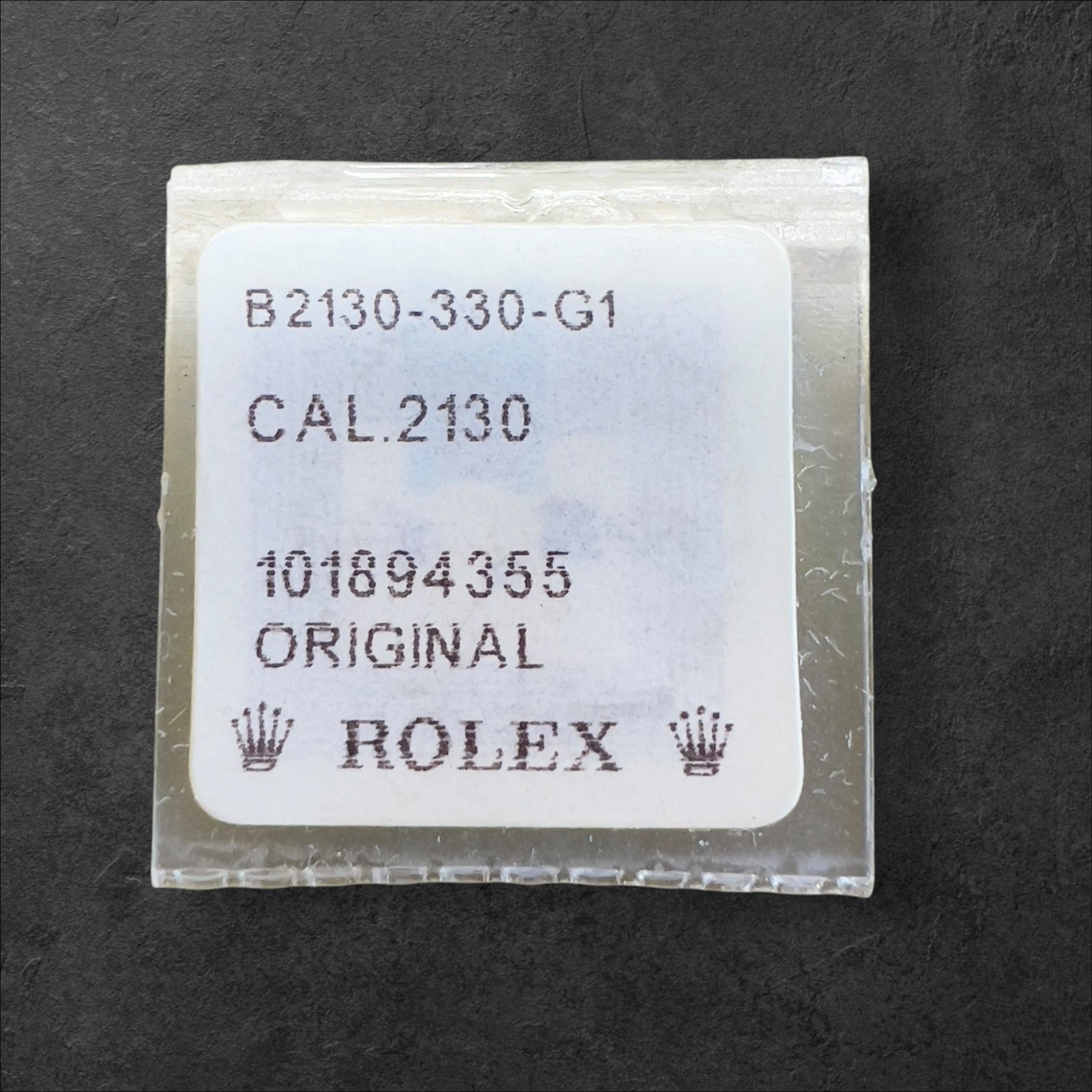 NOS Originale Rolex Grande Ruota Cal 2130 Parte 330 Orologio Vintage Parte