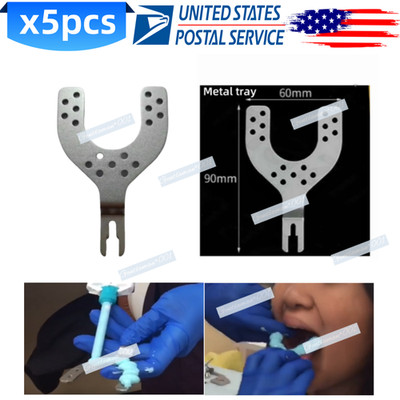 5Pcs Baumann Style Bite Fork Arto Face Bow Aluminium Fits Artex Amann Girrbach
