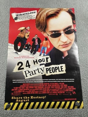 24 Hour Party PeopleE (2002) Original Movie Poster  -  ROLLED 27 x 40 SS