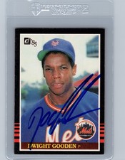1985 Donruss - Dwight Gooden #190 (RC) AUTO AUTOGRAPHED SIGNED