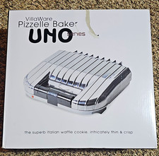 VillaWare Pizzellebereiter UNO Serie MPN 2060 1100W silber/schwarz mit Kegel