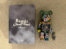 Medicom Poupelle of Chinmey Town 400% & 100% Bearbrick Figure