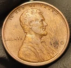 1910-S Lincoln Wheat Cent Penny - Woody Error, Improper Alloy Mix