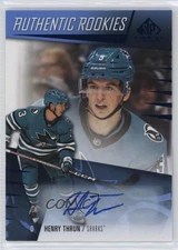 2023 Upper Deck SP Game Used Authentic Rookies Henry Thrun #245 Rookie Auto RC