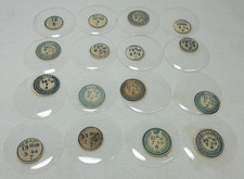 LOT GLASS THIN POCKET WATCH CRYSTALS SIZE 13 REPLACEMENT PARTS 13