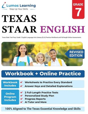 Grade 7 English Language Arts Literacy (ELA) Practice Workbook and...
