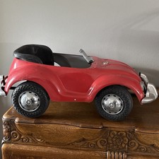 Vintage Junior Sportsters TS-110 VW Beetle Bug Pedal Car For Parts Or Needs Work