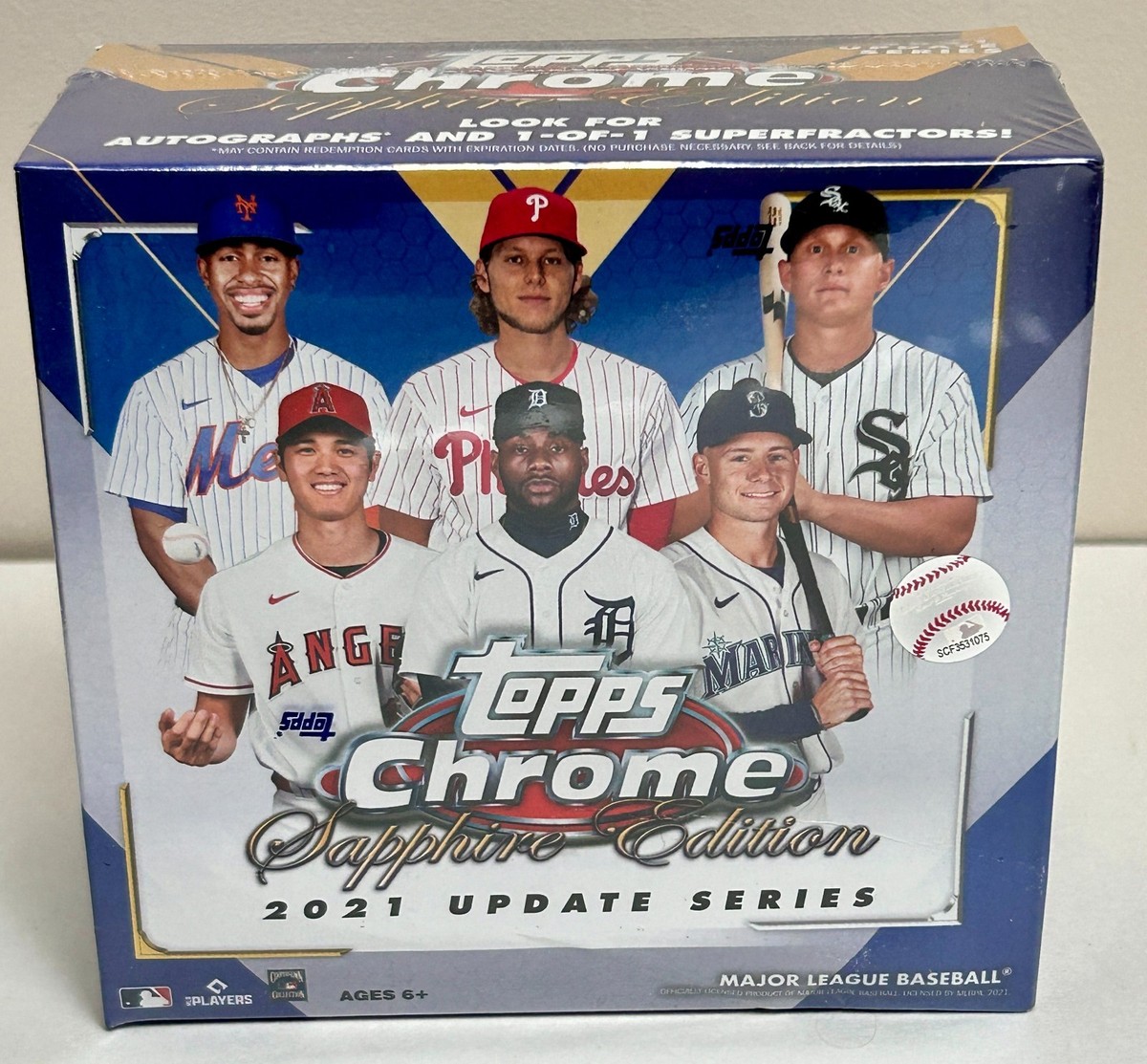 Topps 2021 Chrome Update Baseball Sapphire Edition Box - 8