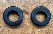 1957 Chevy Air Duct Drain Tube Rubber Grommets, Pair-NEW