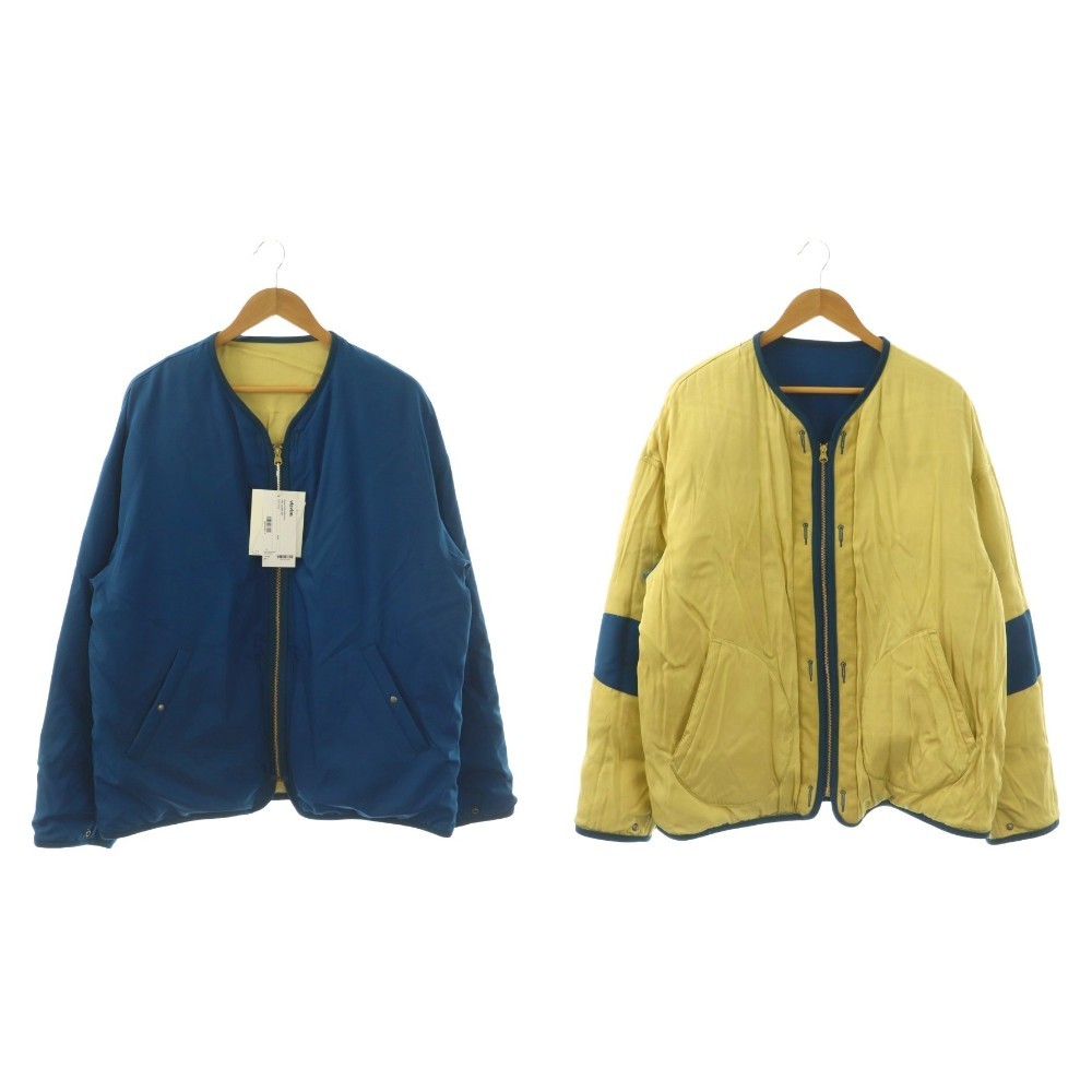 VISVIM 25SS Iris Down Jacket Reversible Wool Silk… - image 1