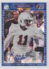 2021 Leaf Pro Set Metal 1989 Blue Crystals 5/35 Paulson Adebo #PA-PA1 Auto 0jd0