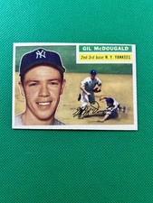 1956 Topps #225 Gil McDougald  New York Yankees mid-level EX-MT         B56#225A