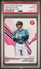 2024 Topps Pristine - ASG Shohei Ohtani Pink Refractor /15 - PSA 10 - LA Angels