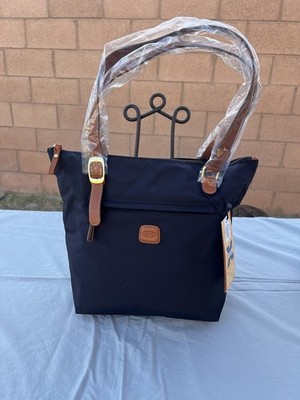 Bric's BRICS X Bag Shopping Medium Nylon Tote 3 in 1 Navy Ocean
