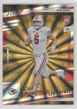 2022 Panini Prestige Rookies Xtra Points Sunburst Leo Chenal #371 e9p