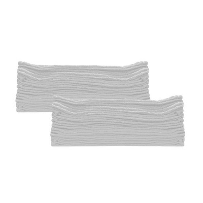 PREMIUM WHITE SHOP TOWELS FOR CLEANING - 13X14 INCH MULTIPURPOSE CLEANING TOWELS