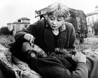 Federico Fellini, Giulietta Masina, Anthony Quinn Photo 8x10 La Strada 1954 Film