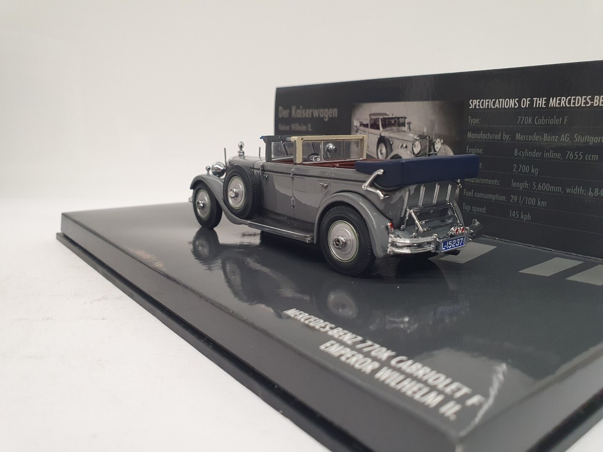 Minichamps 1/43 Mercedes Benz 770K Cabriolet F Kaiser Wilhelm II