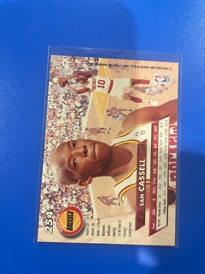 Sam Cassell RC 1993-94 Fleer Ultra Basketball Rookie Card #254