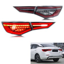LED Tail Lights for Nissan Sentra 2020-2026 SV SR B18 Clear Rear Lamps Assembly