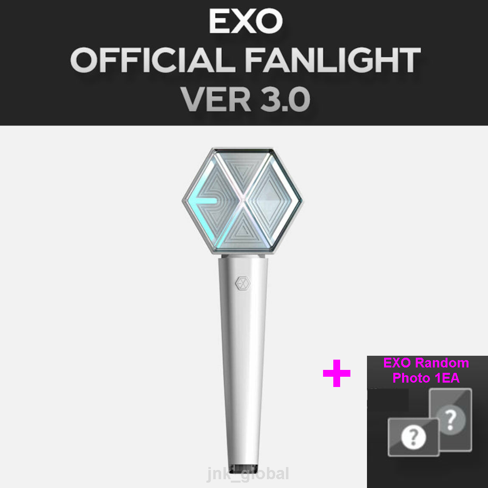 EXO Official Fanlight Lightstick Ver 3.0 + Benefit(Photo) + Free