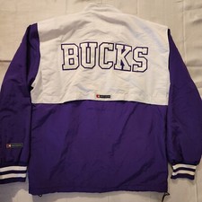 Boathouse Jacket Mens M Bucks Y2K Track Jacket Purple Full Zip USA Made Vented