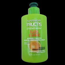 Garnier Fructis SLEEK & SHINE Leave-In ARGAN Conditioner DRY FRIZZY HAIR 10.2 oz
